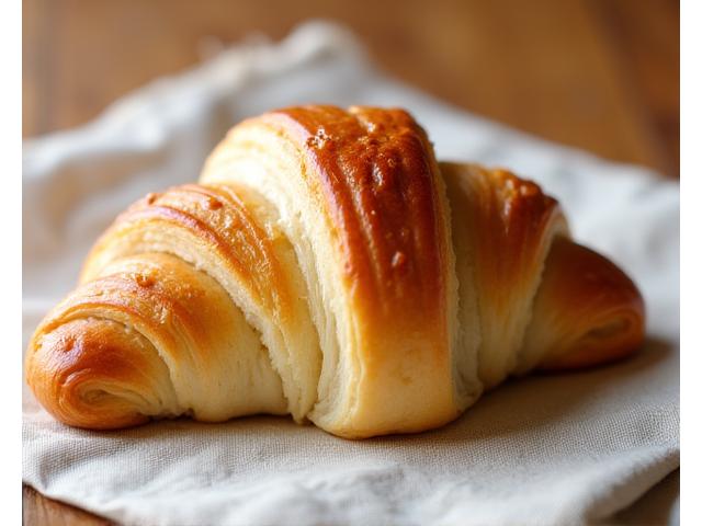 Versgebakken roomboter croissant