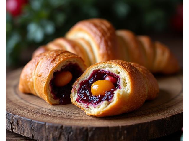 Seizoensgebonden speciale croissant